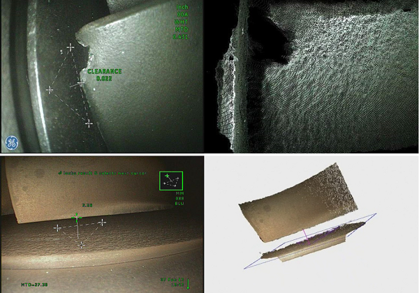 使用工業(yè)內窺鏡測量航空發(fā)動(dòng)機葉尖與機匣間隙的應用