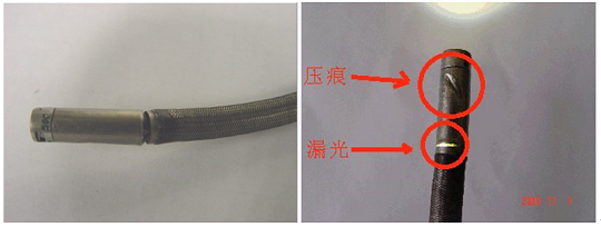 避免探頭CCD損傷的使用注意事項-探頭脫開(kāi)示意圖